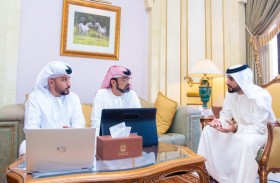 عمار النعيمي يطلع على مشاريع تطوير البنية التحتية بعجمان