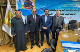 وفد جمعية الصحفيين الإماراتية يشارك في اجتماع الأمانة العامة وحريات اتحاد الصحفيين العرب بالقاهرة