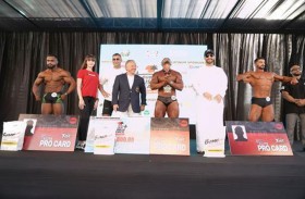 عبد الله بن حمد الشرقي يتوج الفائزين في «دبي مصل» لبناء الأجسام