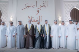 ولي عهد الشارقة يشهد حفل زفاف محمد بن صقر القاسمي