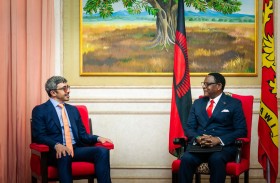 رئيس مالاوي يستقبل عبدالله بن زايد ويشهدان التوقيع على خمس مذكرات تفاهم بين البلدين