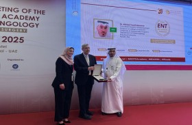 المؤتمر الـ 20 لأكاديمية الشرق الأوسط للأنف والأذن والحنجرة ينطلق بدبي