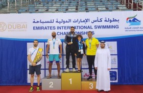نجاح لافت للاعبي نادي مليحة في بطولة كأس الإمارات الدولية للسباحة 