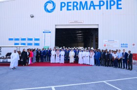 سعيد بن طحنون يفتتح أكبر مصنع بالشرق الأوسط لأنابيب العزل بإمارة أبوظبي