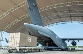 5 طائرات جديدة تحمل تجهيزات للمستشفى الميداني الإماراتي في غزة