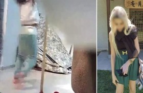 فيديو صادم لتعذيب طفلة على يد والدتها