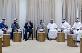 حمدان بن محمد يلتقي رئيس الفيفا على هامش أعمال «القمة العالمية للرياضة» في دبي