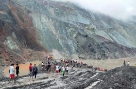 عشرات الضحايا بحادث انزلاق تربة في بورما 