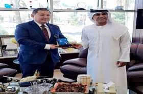 بحث تعزيز الشراكة الاستراتيجية  بين مطاري رأس الخيمة و بيشكيك ماناس