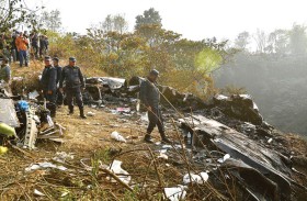 تحطم طائرة في النيبال ومقتل 68 شخصاً