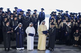 نائب حاكم أم القيوين يشهد تخريج طلبة الكلية التطبيقية البريطانية