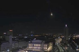 كويكب يحترق فوق ألمانيا