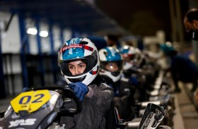 حنان البادي تفوز ببطولة كأس الفراشة للكارتينج بحلبة ياس