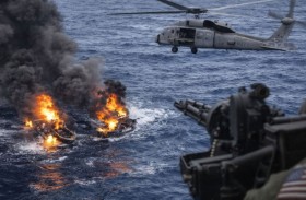 5 قتلى بضربات أميركية استهدفت قاربين في الهادي 