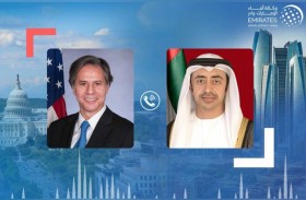 عبدالله بن زايد وبلينكن يبحثان هاتفيا العلاقات الثنائية والمستجدات الدولية