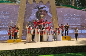 الفارس سيف المزروعي بطلا للسباق الختامي لمهرجان أبوظبي للقدرة