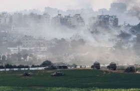  دبابات إسرائيلية على أطراف مدينة غزة 