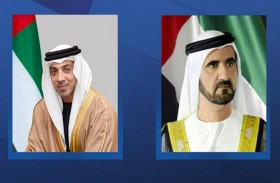 محمد بن راشد ومنصور بن زايد يهنئان رئيس وزراء رومانيا