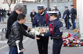  ماكرون يحيي ذكرى ضحايا  الاعتداءات على «شارلي إيبدو»   