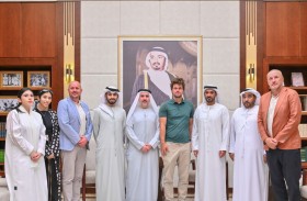 عبدالعزيز بن حميد يستقبل بطل العالم في الشطرنج ماغنوس كارلسن