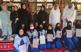 جمعية الشحوح للتراث الوطني في ابوظبي تكرم مفوضية مرشدات رأس الخيمة