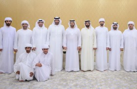 حمدان بن زايد يزور المواطن ساري بلوش المزروعي