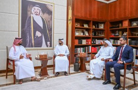 راشد بن عمار يستقبل نائب مدير إدارة تنظيم شركات الأمن الخاصة بالداخلية