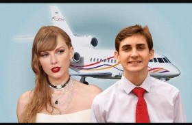 تايلور سويفت تهدد بمعاقبة طالب تعقب طائرتها 