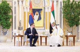 رئيس الدولة والرئيس الصربي يبحثان العلاقات الثنائية والتطورات الإقليمية والعالمية