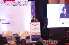 رزان المبارك تشارك في أعمال المنتدى الأفريقي للحفاظ على الطبيعة