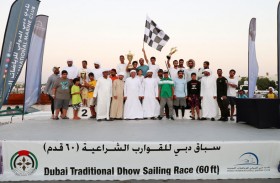 الشقي 96 لحمدان بن محمد يعانق ناموس «شراعية دبي»