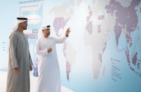 رئيس الدولة يدشن مشروع توسعة ميناء خليفة