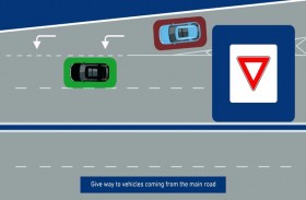 شرطة أبوظبي تُحدد 5 قواعد لتجنب خطورة الدخول الخطأ إلى الطريق