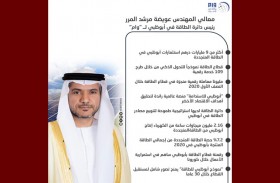 عويضة المرر : أكثر من 9 مليارات درهم استثمارات أبوظبي في الطاقة المتجددة