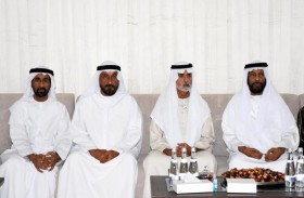 نهيان بن مبارك يعزي في وفاة ركاض بن سالم العامري 