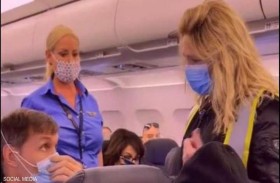 طرد رجل من طائرة.. والسبب بايدن