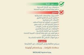 الداخلية تعلن الاشتراطات والضوابط القانونية للاحتفال وتزيين المركبات خلال عيد الاتحاد