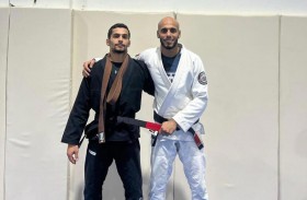 جوجيتسو.. ترقية لاعب نادي الشارقة سلطان العويس للحزام الأسود