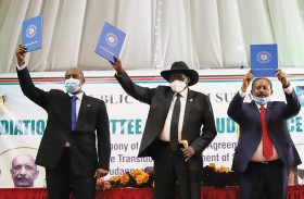 احتفال رسمي باتفاق تاريخي للسلام في السودان 