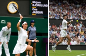 بداية قوية لديوكوفيتش ومثالية لأنس جابر في بطولة ويمبلدون للتنس