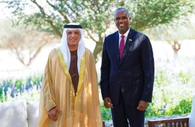 سعود بن صقر يستقبل سفير رواندا