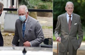 الأمير تشارلز يزور والده في المستشفى