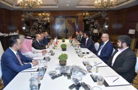 وزير الاقتصاد يزور المشروع الإماراتي مركز بالوال اللوجستي في نيودلهي