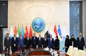 صقر غباش يلتقي الأمين العام لمنظمة شنغهاي للتعاون