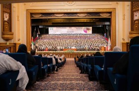 سلطان بن أحمد القاسمي يشهد حفل تخريج طالبات دفعة اليوبيل الفضي بجامعة الشارقة