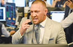 إيقاف نجم الفنون القتالية ماكغريغور لتغيّبه عن اختبارات المنشطات 