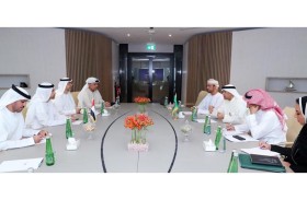 محمد الحسيني يلتقي أمين عام مجلس التعاون