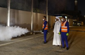 بلدية دبي تعقم 102 موقع لتجمعات مياه الأمطار وأكثر من 75 ألف منفذ لمصارف المياه