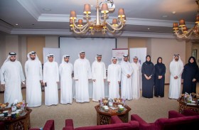 عبد العزيز النعيمي يشهد توقيع اتفاقية إنتاج تلفزيوني بين مدينة عجمان الإعلامية ودبي للإعلام