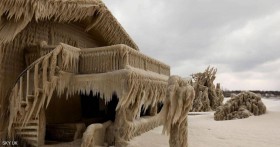 منازل متجمدة ومرعبة في نيويورك